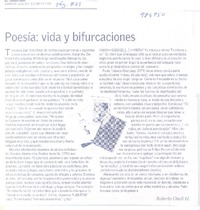 Poesía: vida y bifurcaciones
