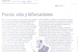 Poesía: vida y bifurcaciones