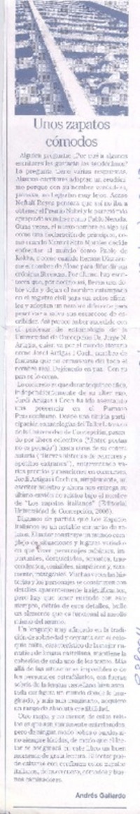 Unos zapatos cómodos