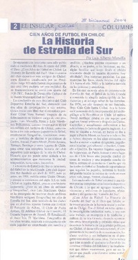 La historia de Estrella del Sur