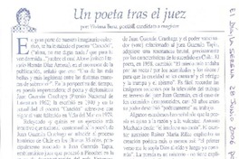 Un poeta tras el juez