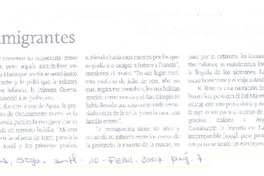 La saga de los inmigrantes