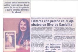 Editores con parche en el ojo piratearon libro de Danielita