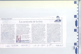 La carnicería de la vida