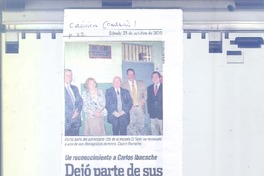 Dejó parte de sus libros a El Tejar