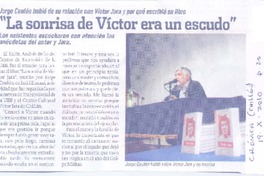 "La sonrisa de Víctor era un escudo"