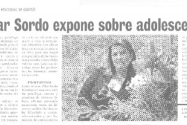 Pilar Sordo expone sobre adolescencia