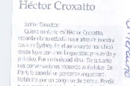 Héctor Croxatto