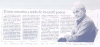 El Más corrosivo y ácido de los (anti)poetas