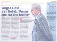 "Pensé que era una broma"