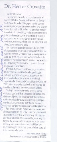 Dr. Héctor Crixatto