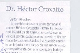 Dr. Héctor Crixatto