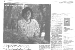 "Sólo desde la duda nace la buena literatura" (entrevista)