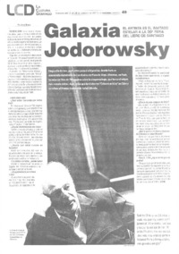 Galaxia Jodorowsky (entrevista)