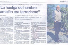 "La huelga de hambre también era terrorismo" (entrevista)