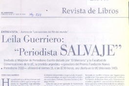 Periodista salvaje (entrevista)