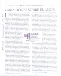 Variaciones sobre el amor