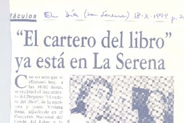 "El cartero del libro" ya está en La Serena