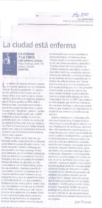 La ciudad está enferma