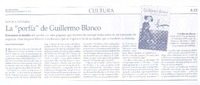 La "porfía" de Guillermo Blanco