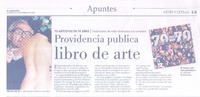 Providencia publica libro de arte