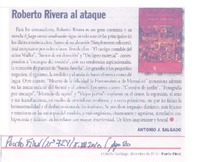 Roberto Rivera al ataque