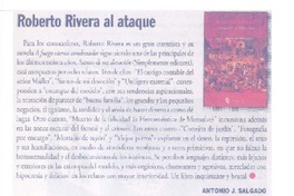 Roberto Rivera al ataque