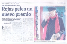 Rojas pelea un nuevo premio