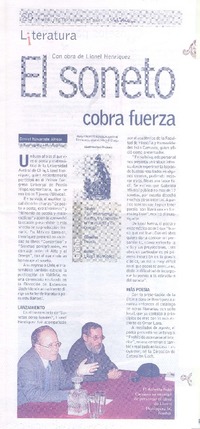 El soneto cobra fuerza
