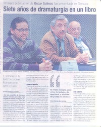Siete años de dramaturgia en un libro