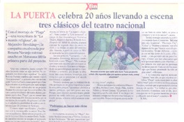 La Puerta celebra 20 años llevando a escena tres clásicos del teatro nacional