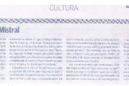 Volver sobre la Mistral