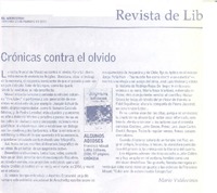 Crónicas contra el olvido