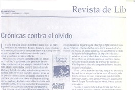 Crónicas contra el olvido