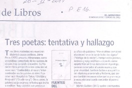 Tres poetas