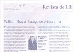 William Thayer, testigo de primera fila