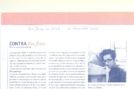 Contra los feos (entrevista)