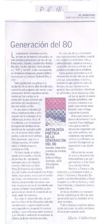 Generación del 80