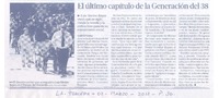 El último capítulo de la Generación del 38