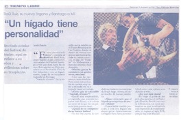 "Un hígado tiene personalidad" (entrevista)