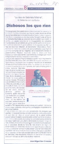 Dichosos los que ríen