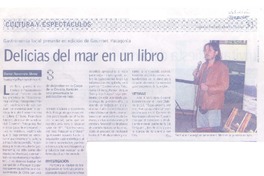 Delicias del mar en un libro