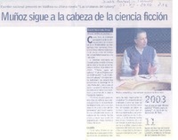 Muñoz sigue a la cabeza de la ciencia ficción