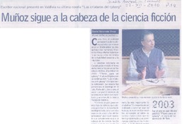 Muñoz sigue a la cabeza de la ciencia ficción
