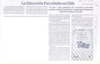 La educación parvularia en Chile
