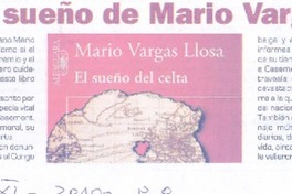 El último sueño de Mario Vargas Ll.