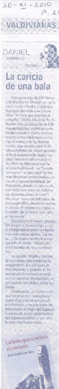 La caricia de una bala