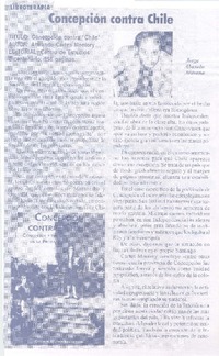 Concepción contra Chile