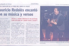 Mauricio Redolés encantó con su música y versos