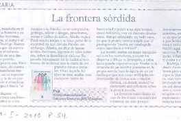 La frontera sórdida